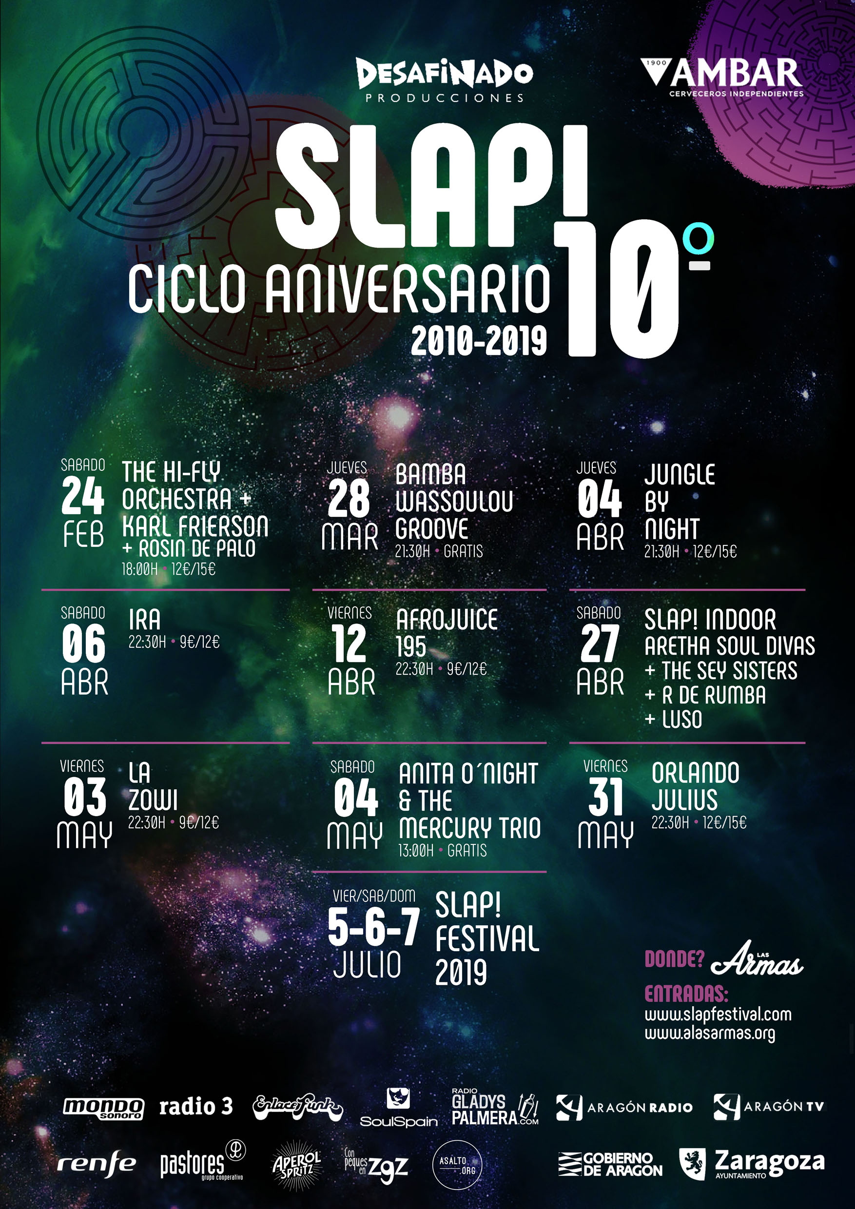 Comienza el Slap! Festival Zaragoza con White Coven y R de Rumba
