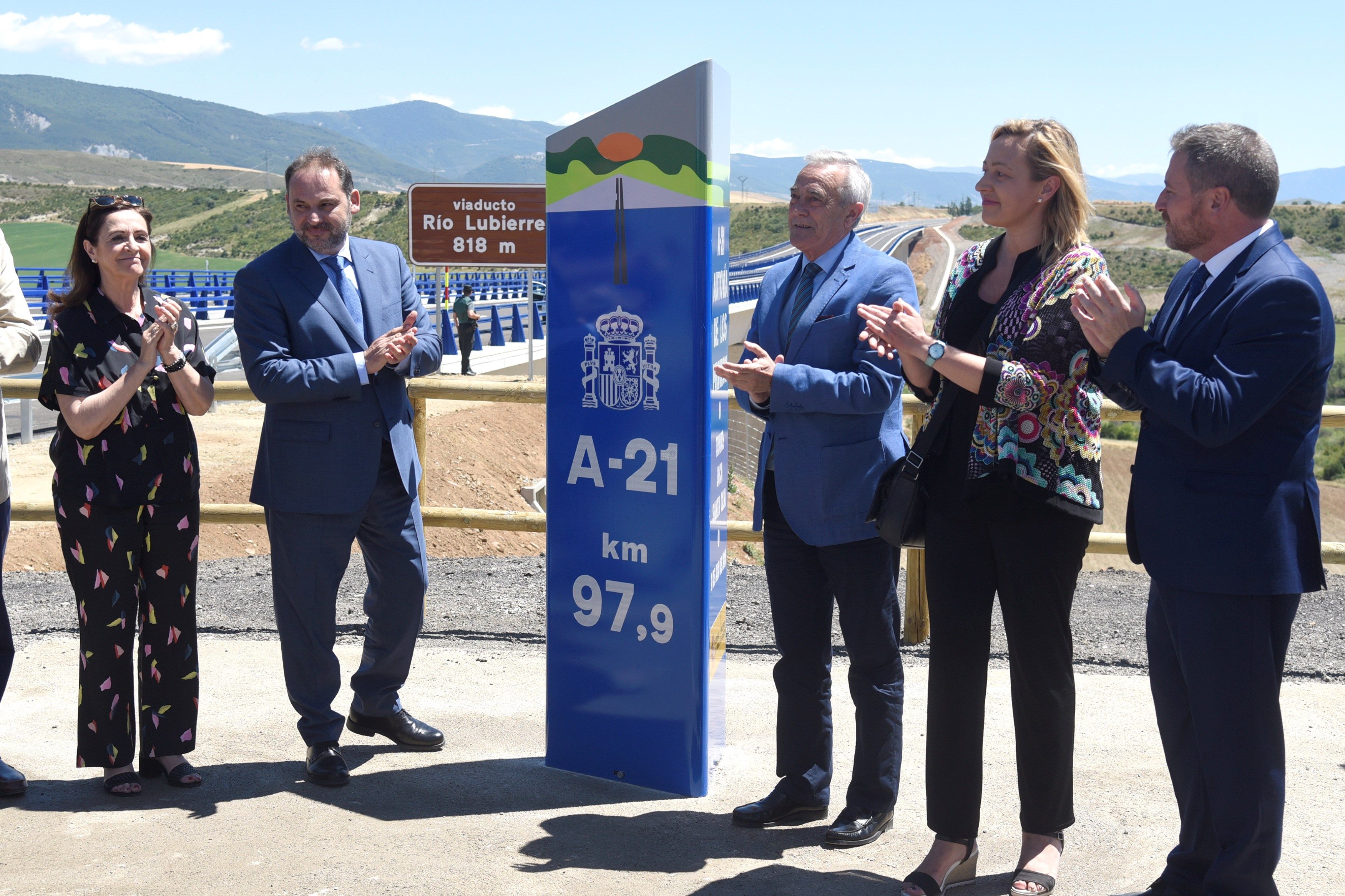 Inauguración Del Tramo De La Autovía A 21 Entre Jaca Y Santa Cilia 9402